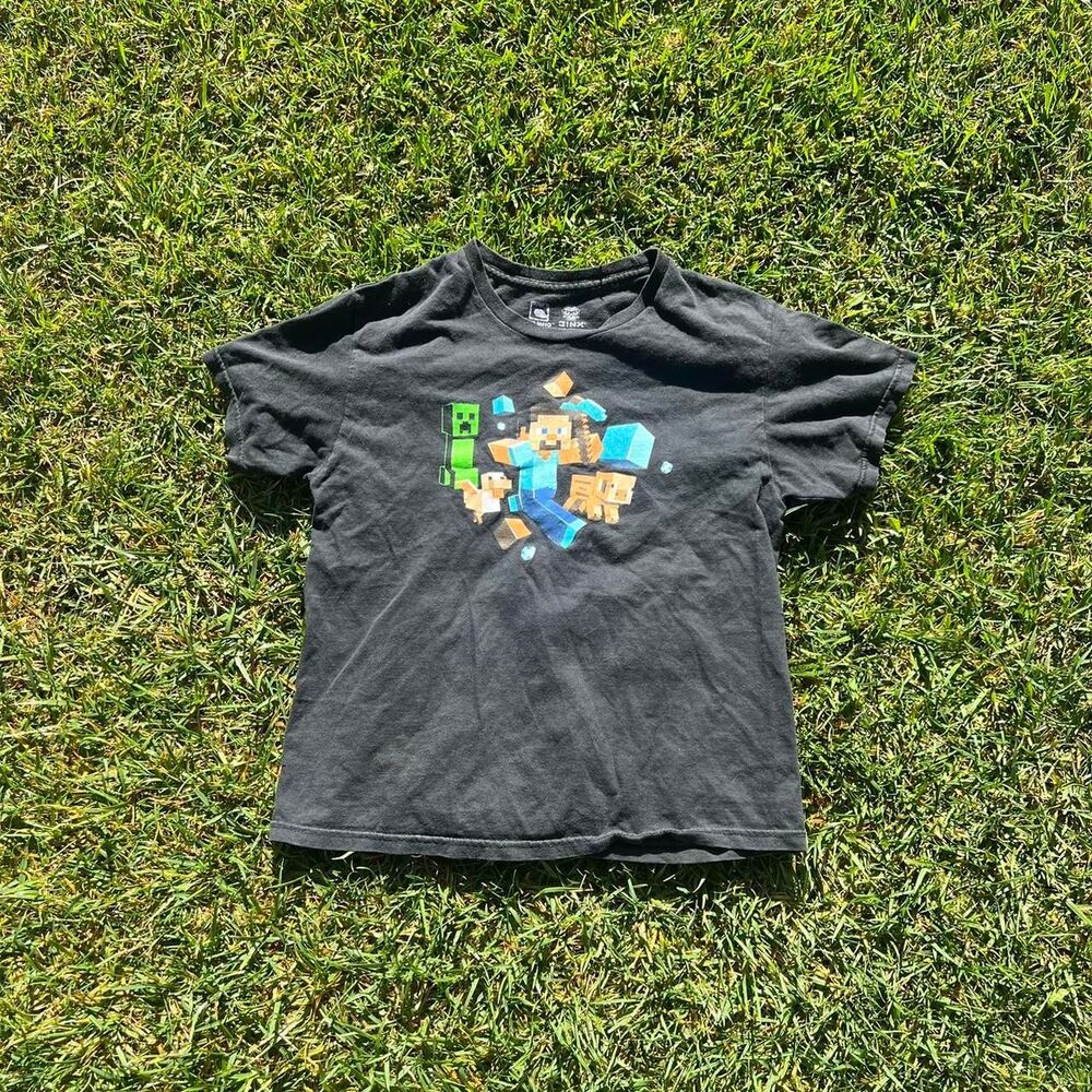 Mojang x Jinx 2000s minecraft y2k tee youth boys size L